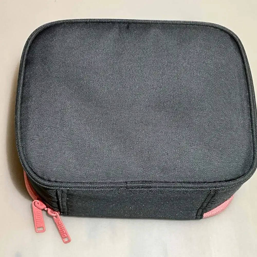 PUMA Insulated Lunch Box, Dark Gray & Pink, Brand New with Tags - Picture 4 of 9
